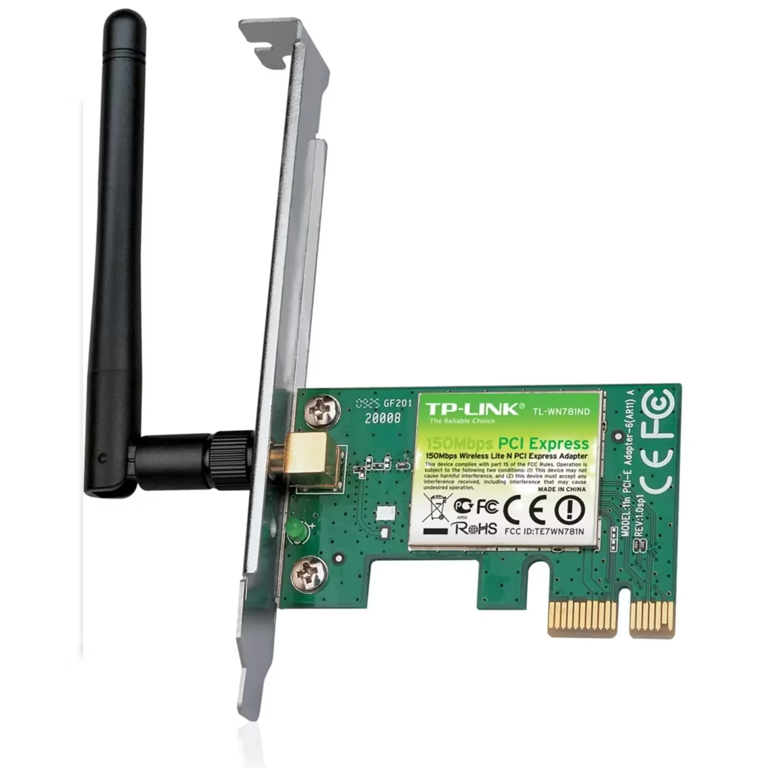 Adaptador PCI Express Tp-Link TL-WN781ND 150Mbps