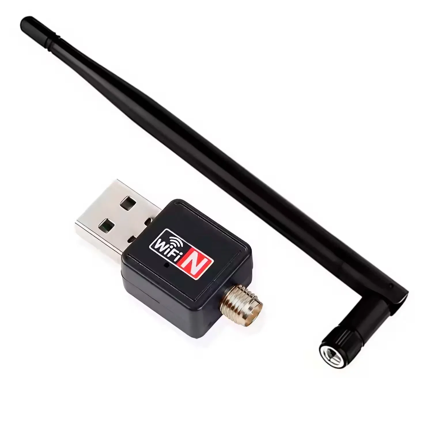 Adaptador Wi-Fi USB 1200Mbps Antena - Preto