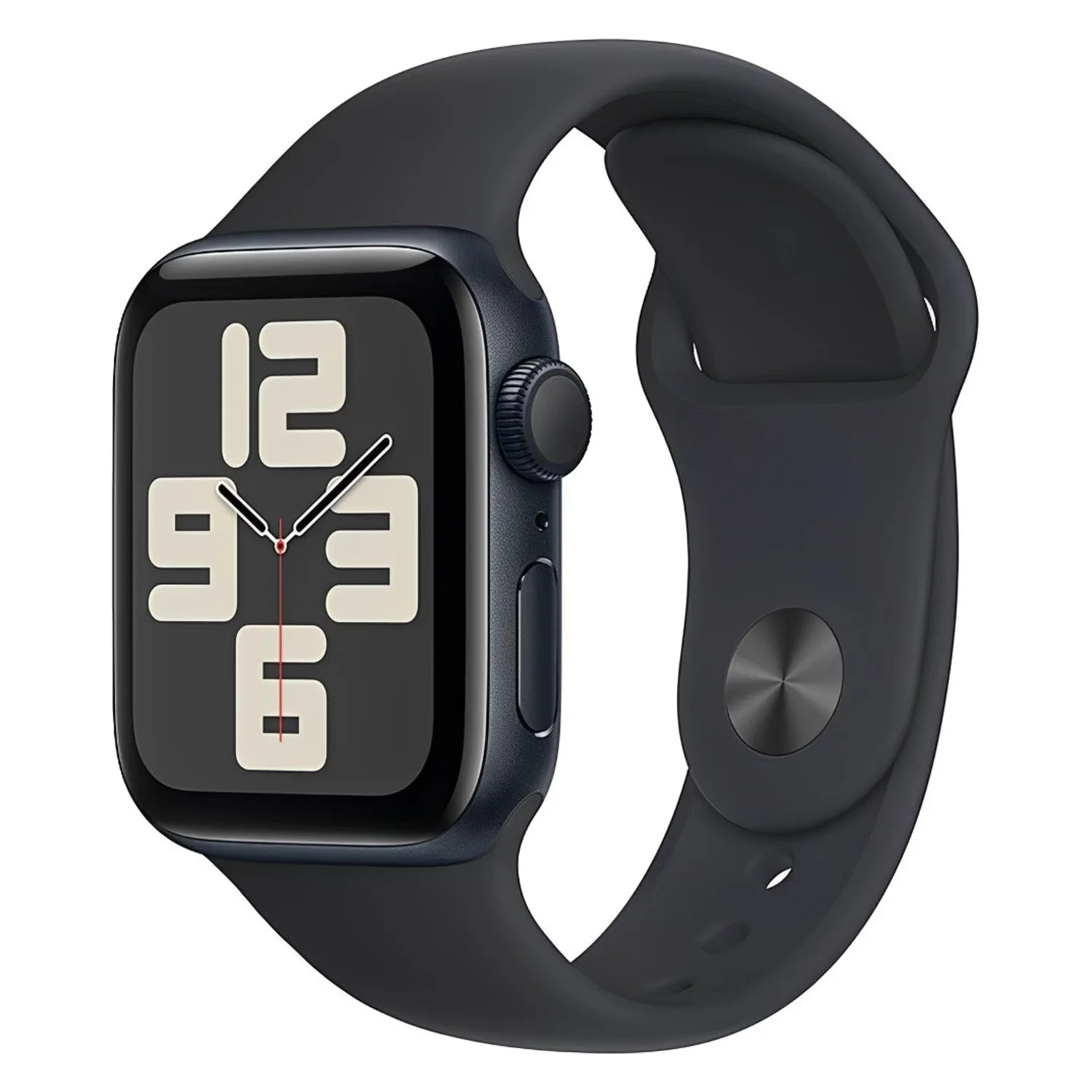 Apple Watch SE 2 2024 MXEK3HN/A Caixa Alumínio 44mm Meia noite - Esportiva Meia Noite M/L