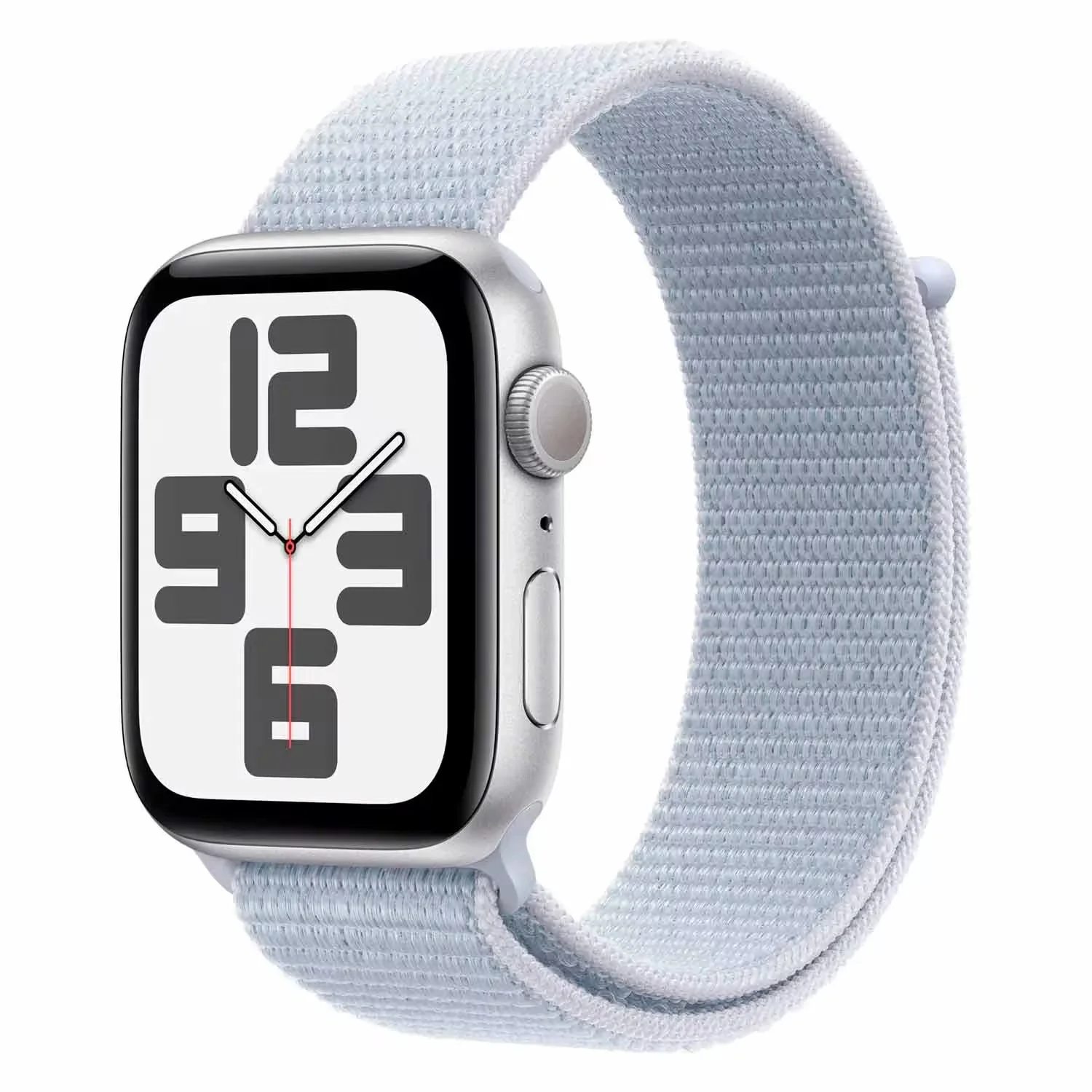 Apple Watch SE 2 2024 MXET3LL/A Caixa Alumínio 44mm Prata - Loop Esportiva Azul