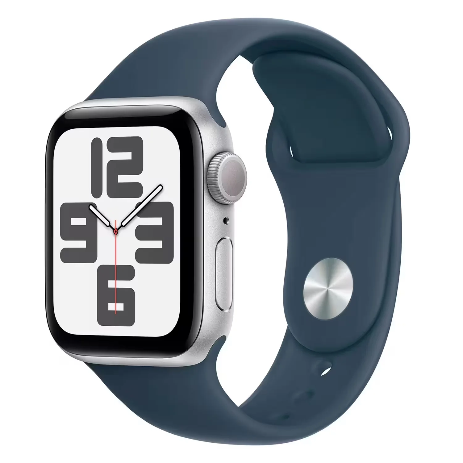 Apple Watch SE 2 MRE23LL/A Caixa Alumínio 40mm Prata - Esportiva Azul M/L
