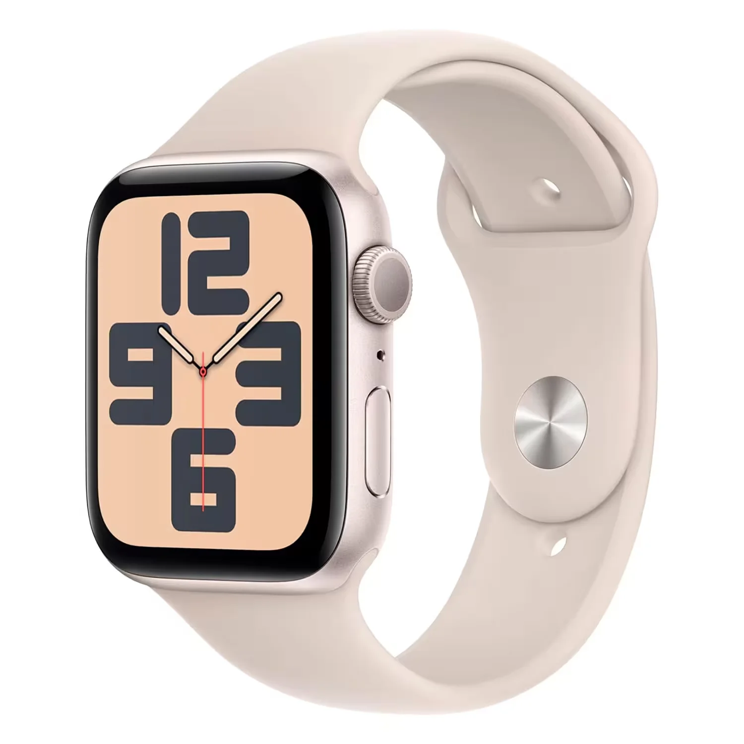 Apple Watch SE 2 MRE43LL/A Caixa Alumínio 44mm Estelar - Esportiva Estelar