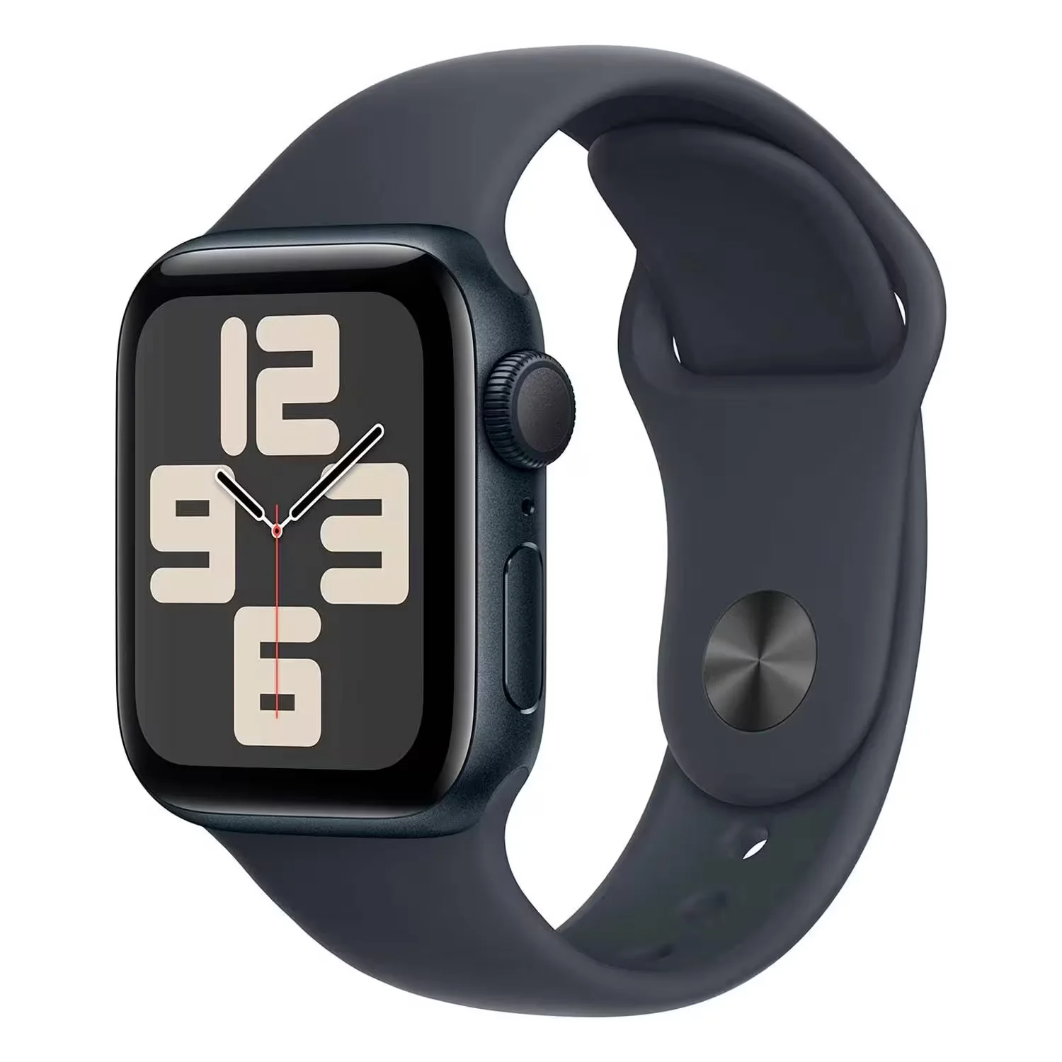 Apple Watch SE 2 MXE93LL/A Caixa Alumínio 40mm Meia Noite - Esportiva Meia Noite M/L