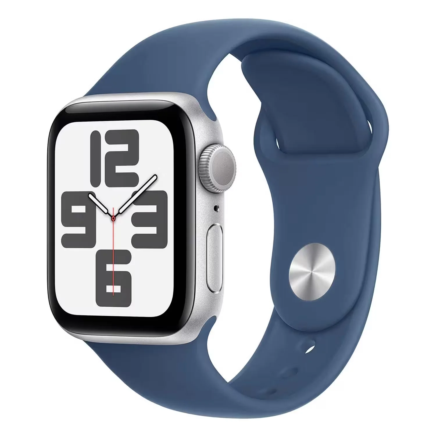 Apple Watch SE 2 MXEC3LL/A Caixa Alumínio 40mm Prata - Esportiva Azul S/M