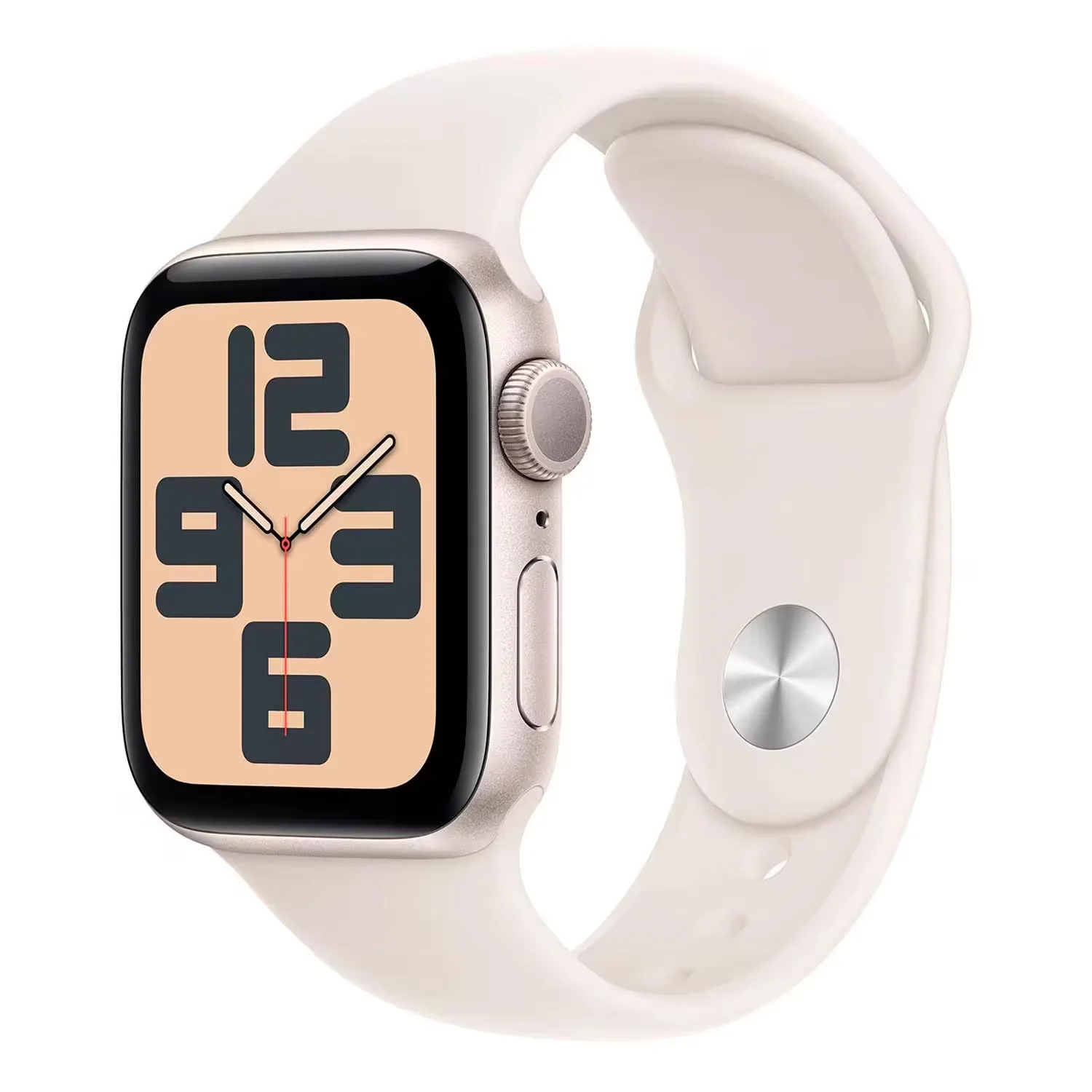 Apple Watch SE 2 MXEG3LL/A Caixa Alumínio 40mm Estelar - Esportiva Estelar M/L