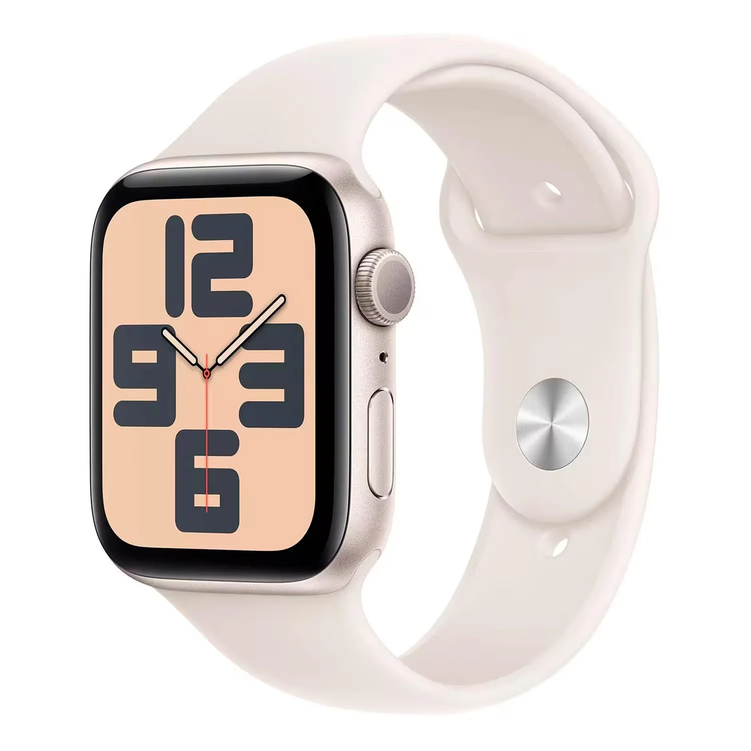 Apple Watch SE 2  MXEV3LL/A Caixa Alumínio 44mm Estelar - Esportiva Estelar M/L