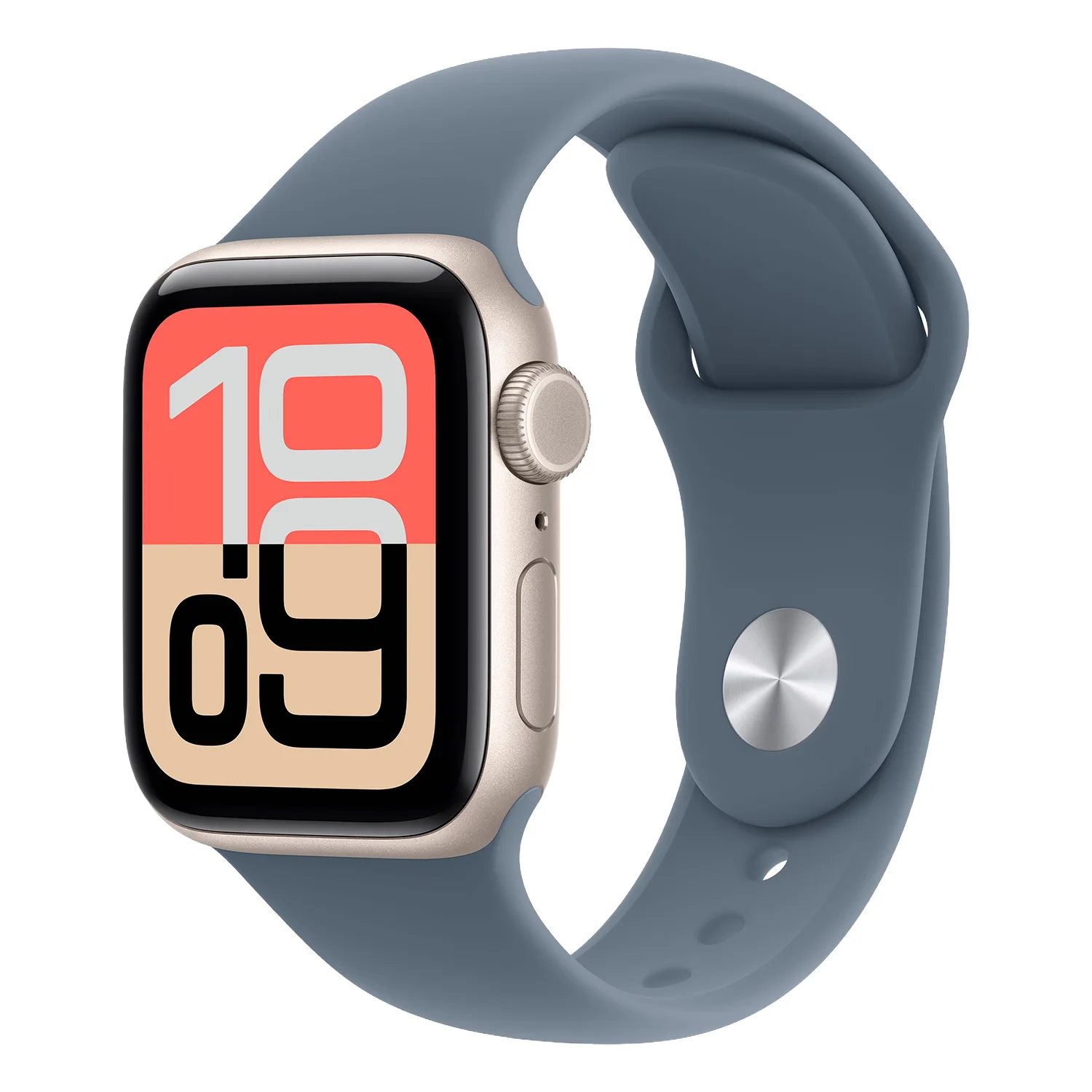 Apple Watch SE 3 MEHV4LW/A Caixa Alumínio 40mm Estelar - Esportiva Azul M/L