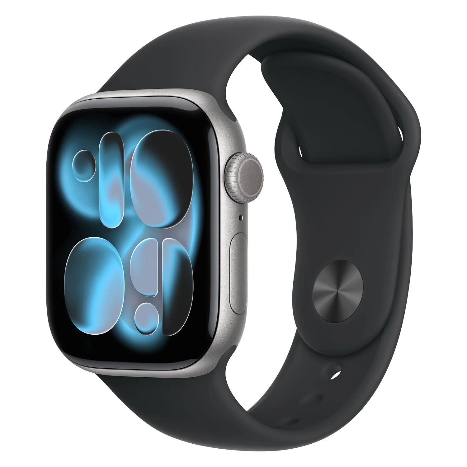 Apple Watch Series 11 MEV04AM/A Caixa Alumínio 46mm Cinza Espacial - Esportiva Preto S/M