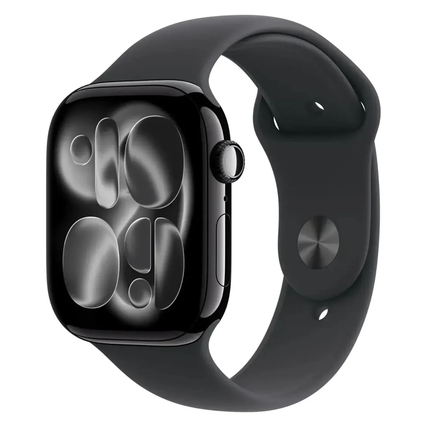 Apple Watch Series 11 *Swap* MEUX4LW/A Caixa Alumínio 46mm Preto Brilhante - Esportiva Preto M/L