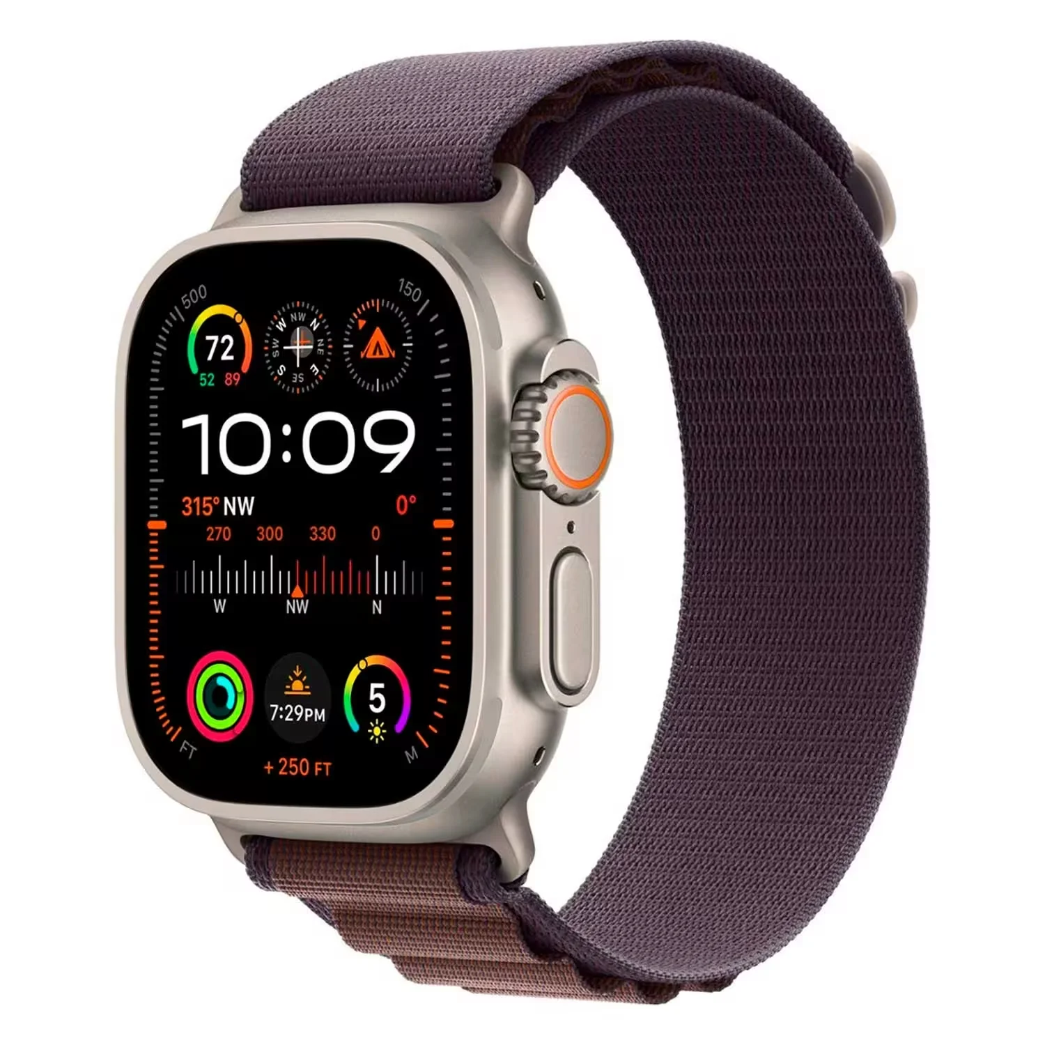 Apple Watch Ultra 2 MREW3LW/A Celular + GPS Caixa Titânio 49mm - Loop Alpine Indigo