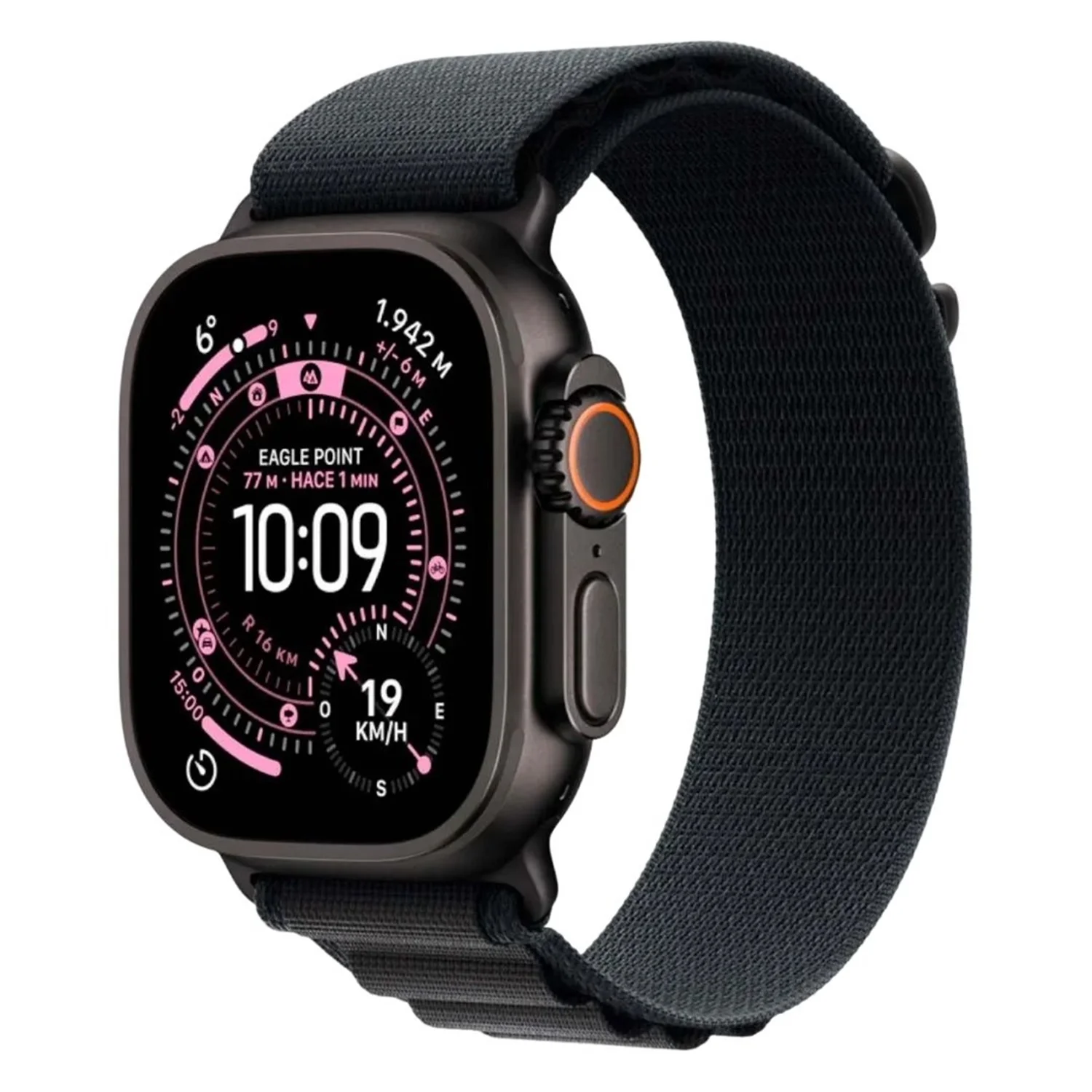 Apple Watch Ultra 3 MF0V4AF/A Celular + GPS Caixa Titânio Preto 49mm - Loop Alpine Preto