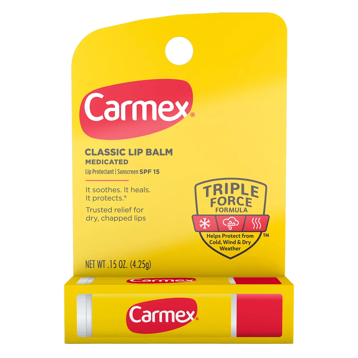 Bálsamo Labial Carmex Triple Force 4.5g