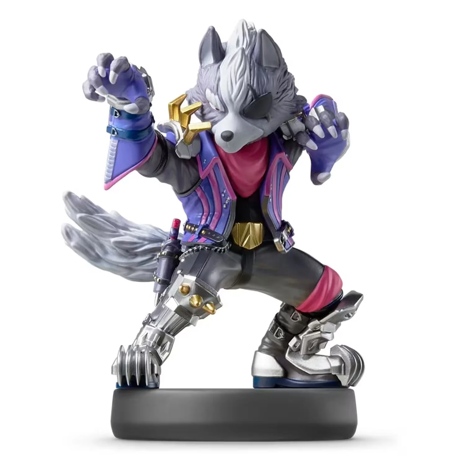 Boneco Amiibo Nintendo Super Mario Bros Wolf O'Donnell N°68