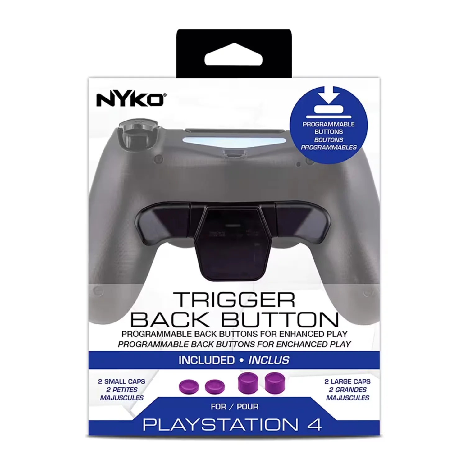 Botão Traseiro Nyko para Controle Dualshock PS4 - Preto