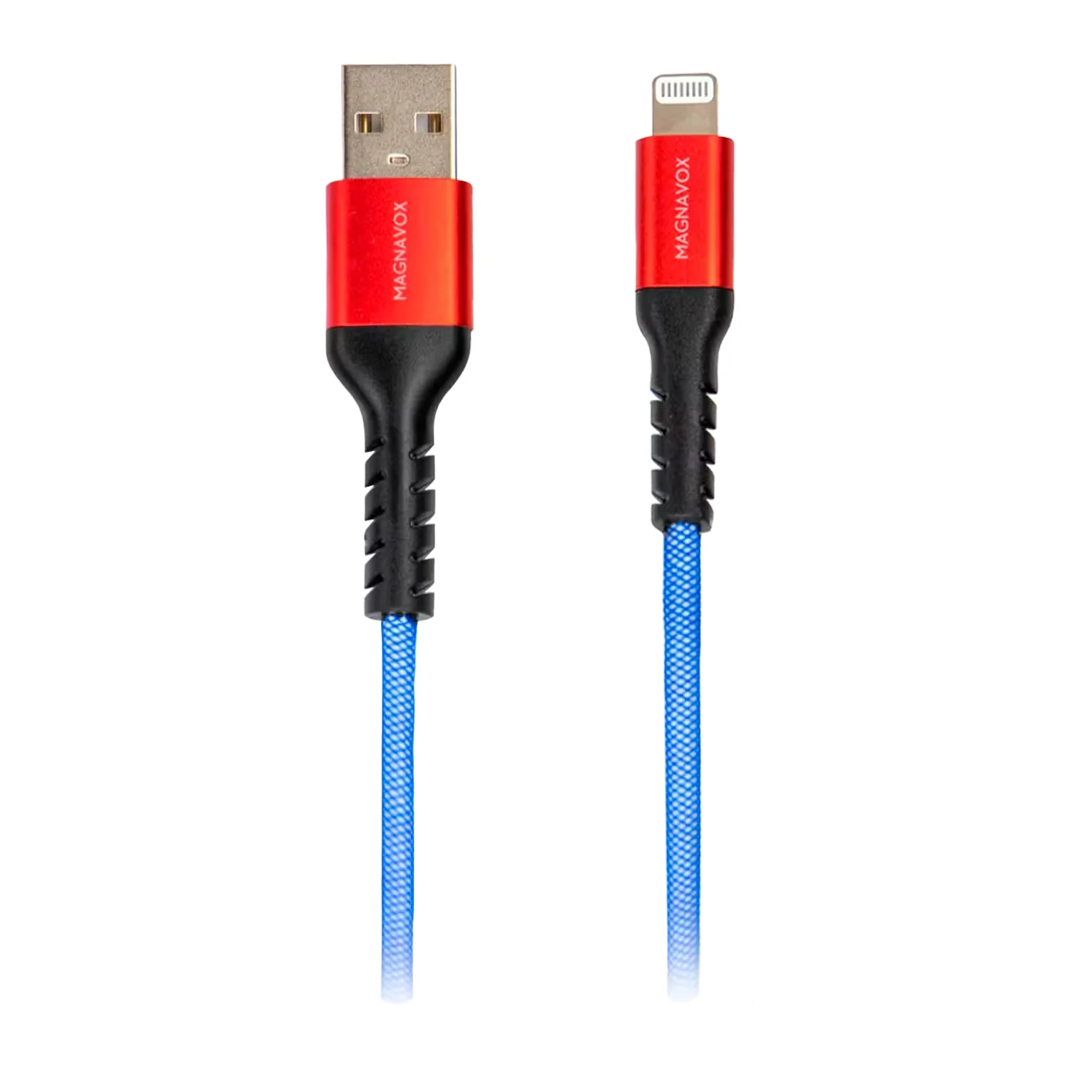 Cabo Magnavox MAC6419-MO USB para Lightning 1.5 Metros - Vermelho Azul