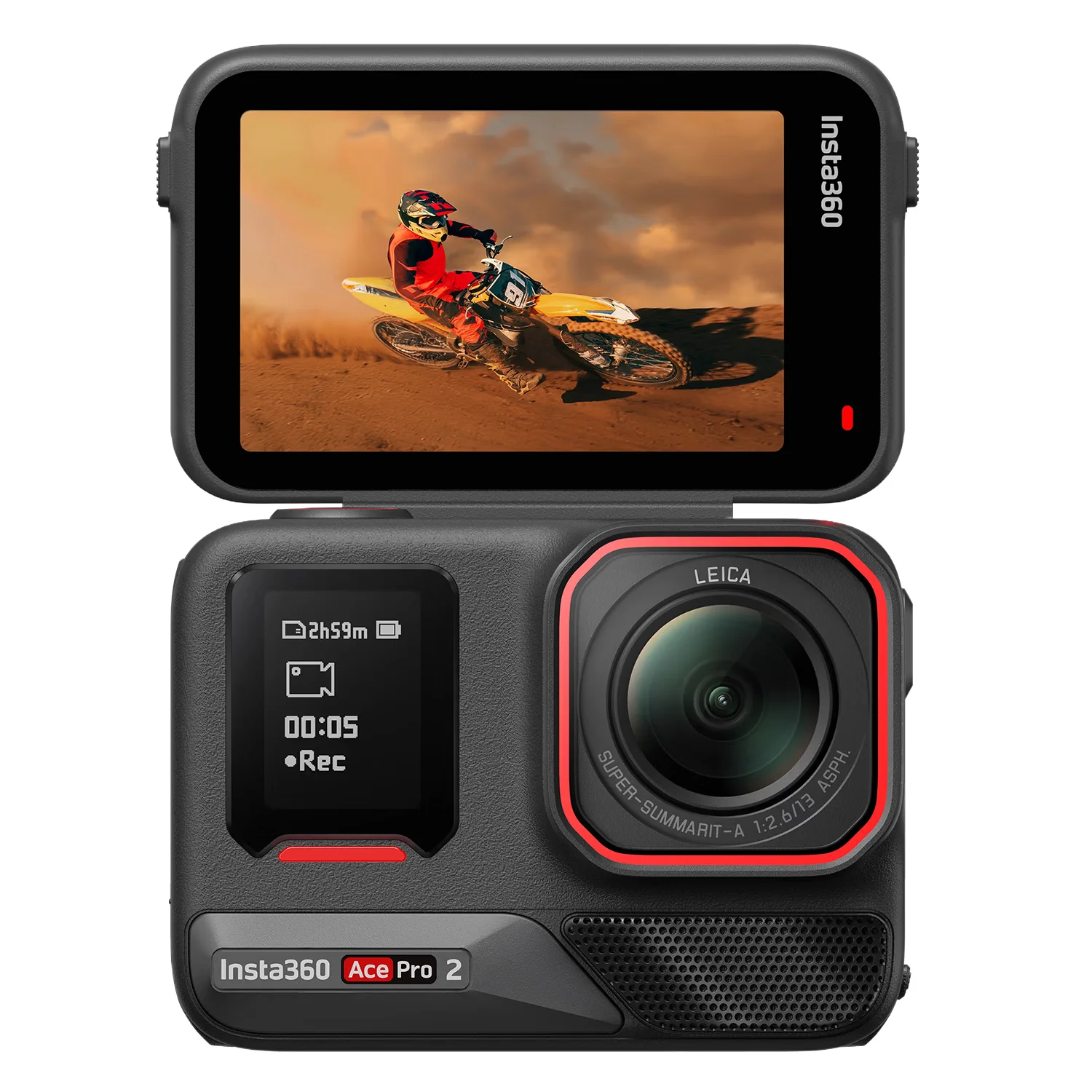 Câmera de Ação Insta360 Ace Pro 2 CINSBBGA 50MP WiFi - Preto