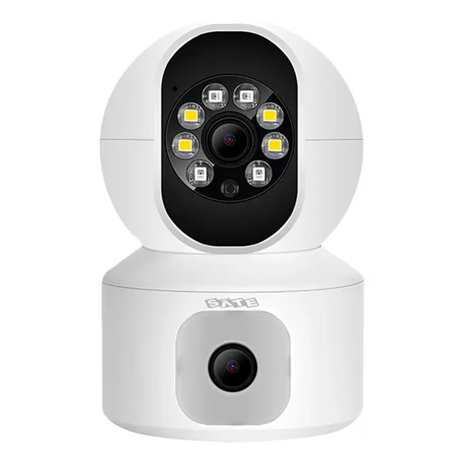 Câmera de Segurança Satellite A-CAM001 2MP WiFi 2 Câmeras - Branco