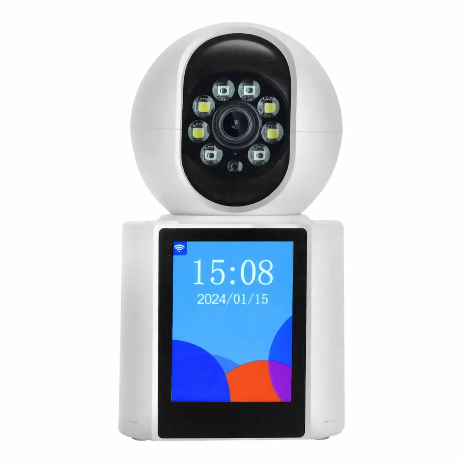 Câmera de Segurança Satellite A-CAM011M com Monitor - Branco
