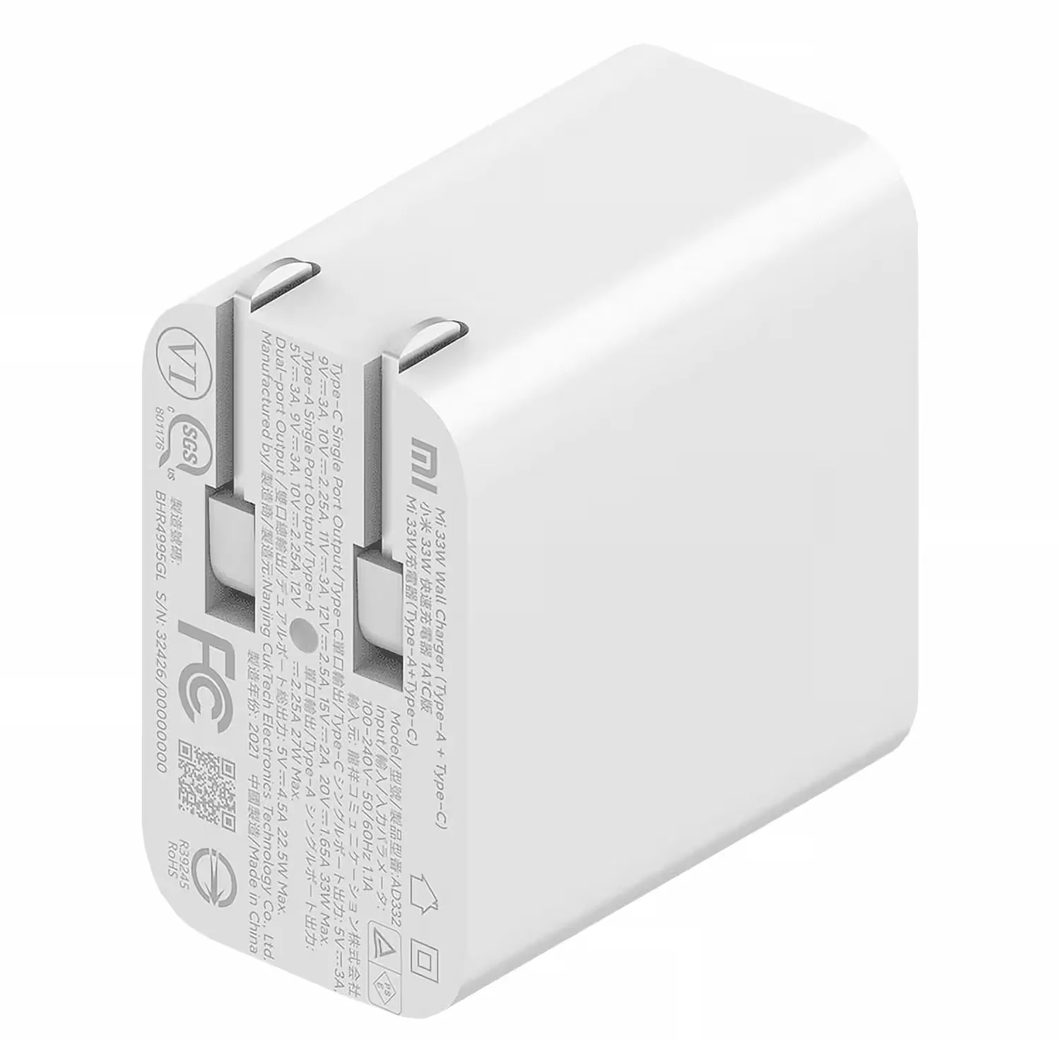 Carregador Para Tomada Xiaomi MI 33W All Charge AD332 33W Charger (TYPE-C)