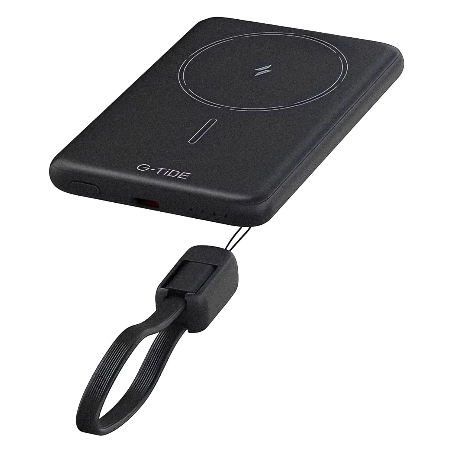 Carregador Portátil G-Tide Slim 01 5000mAh USB-C a USB-C Sem Fio - Preto