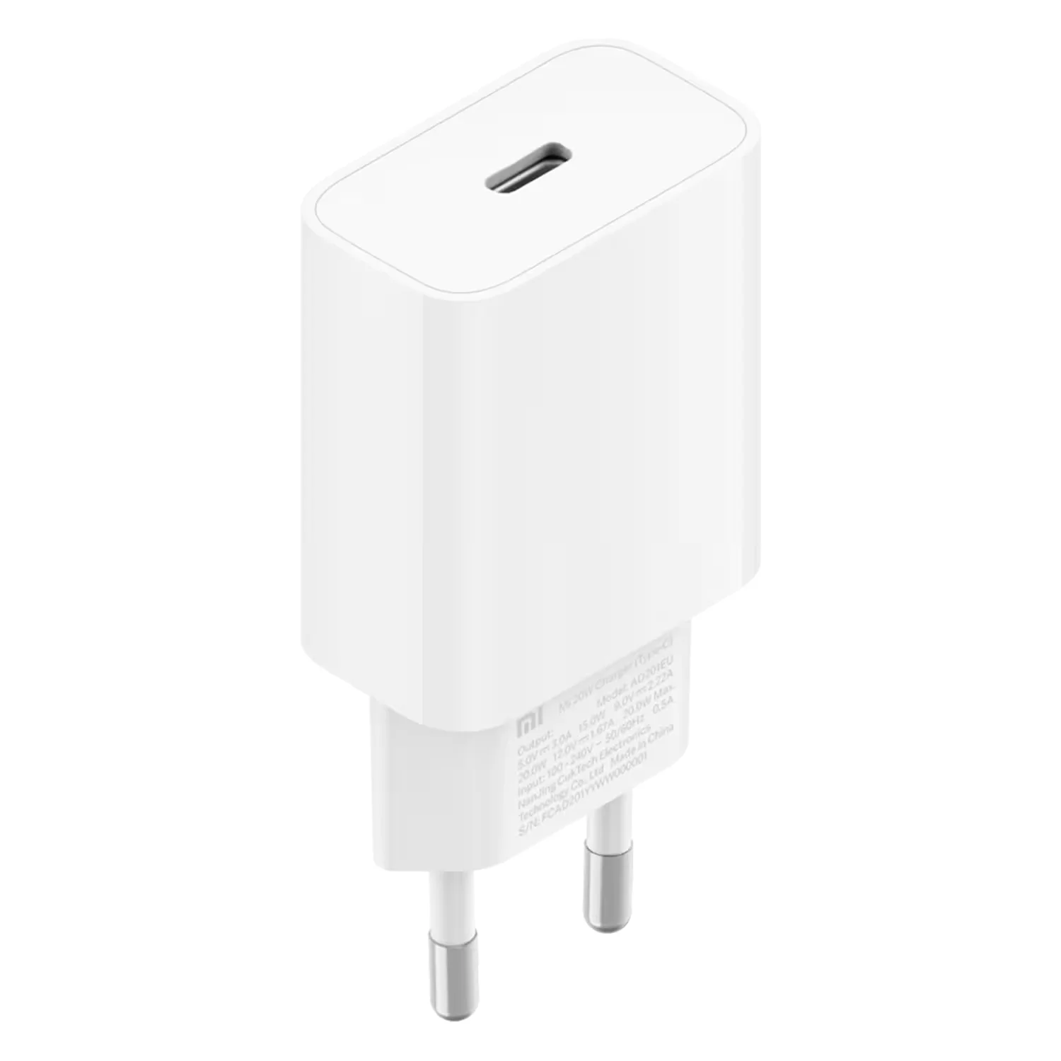 Carregador Xiaomi BHR4927G 20W USB-C - Branco