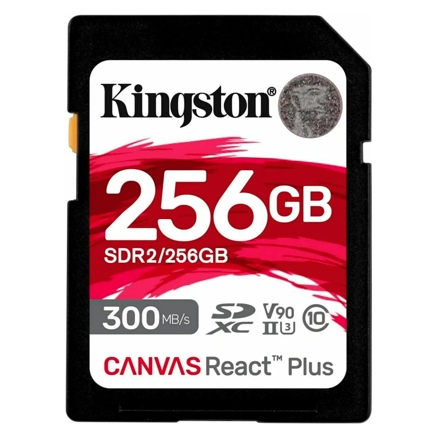 Cartão de Memória SD Kingston Canvas React Plus 256GB 300Mbs - SDR2/256GB