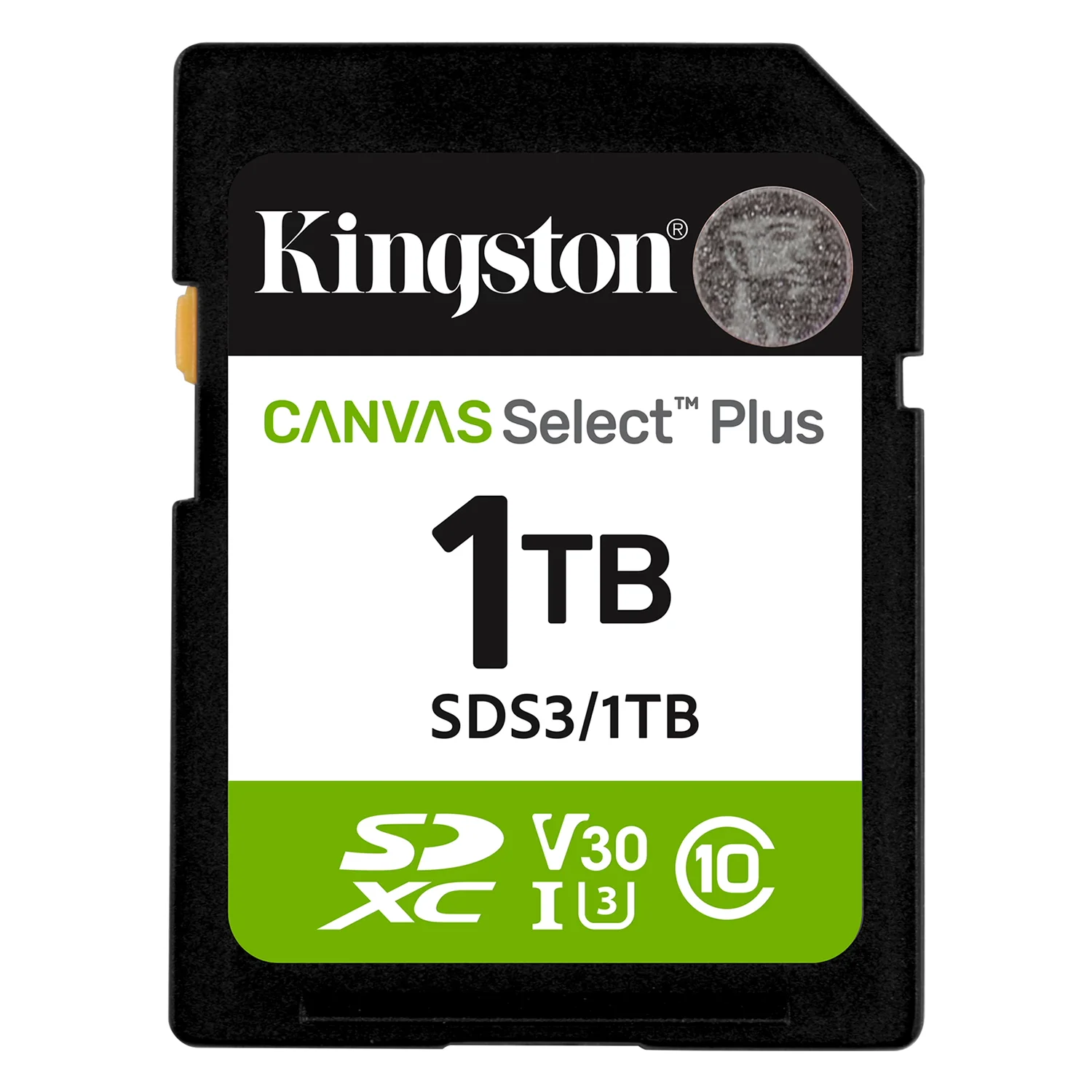 Cartão de Memória SD Kingston Canvas Select Plus 1TB 150Mbs - SDS3/1TB