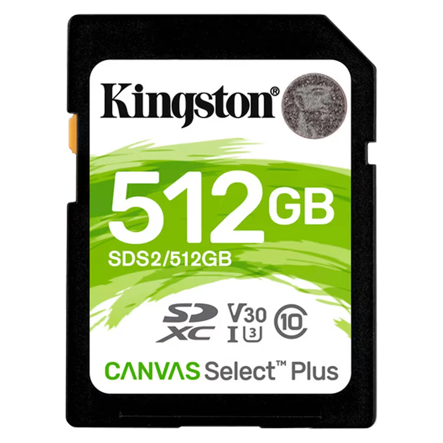 Cartão de Memória SD Kingston Canvas Select Plus 512GB 100MBs - SDS2/512GB