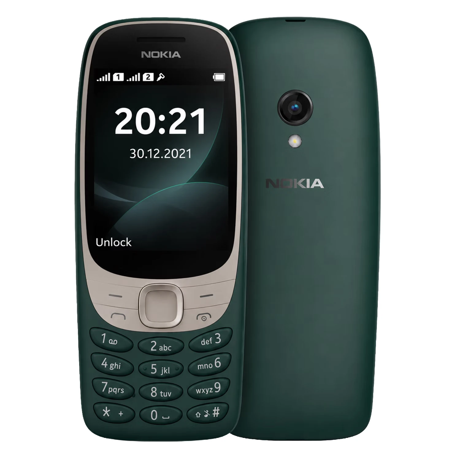 Celular Nokia 6310 4G TA-1400 Dual SIM Tela 2.8" - Verde