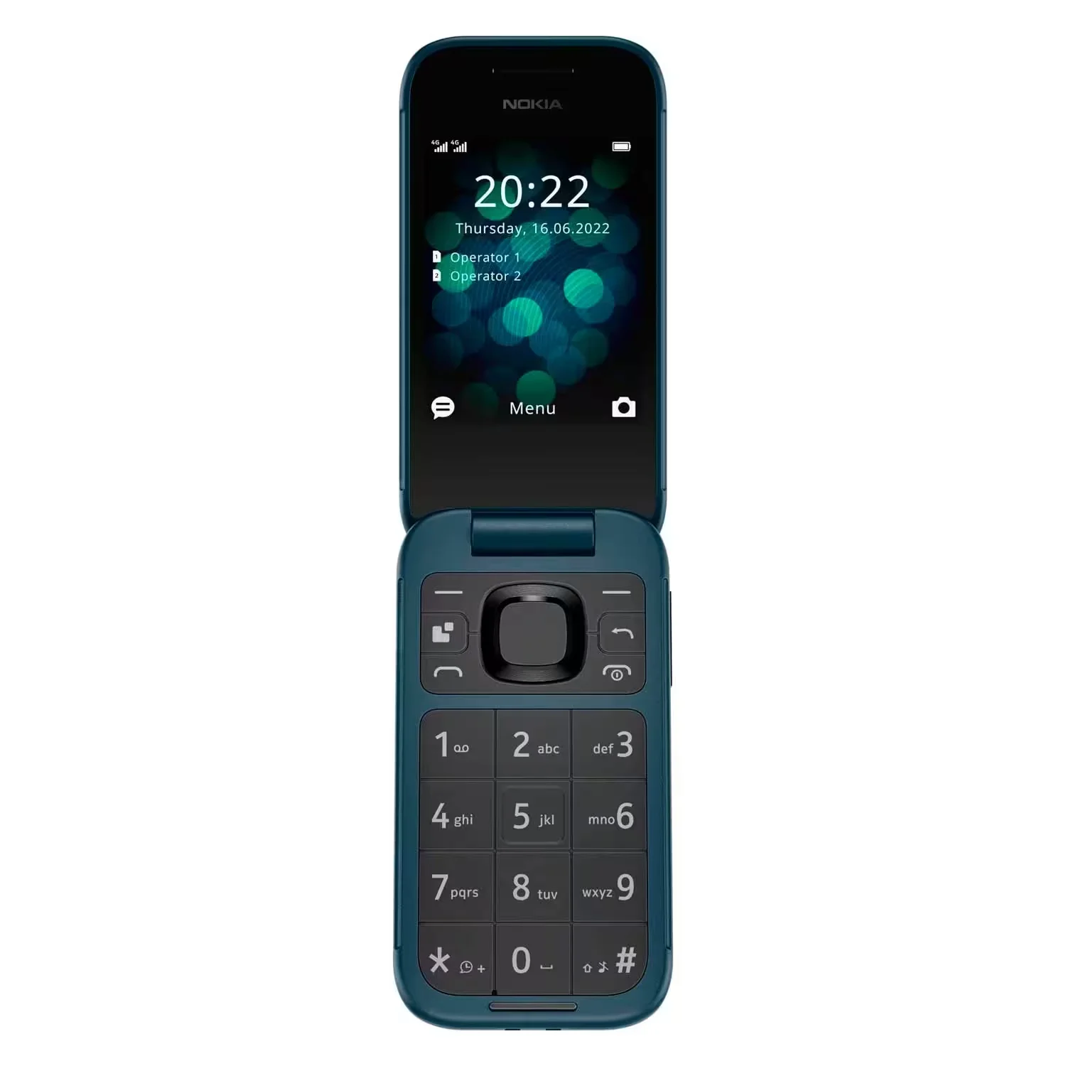 Celular Nokia Flip 2660 4G TA-1474 Dual SIM Tela 2.8" - Azul