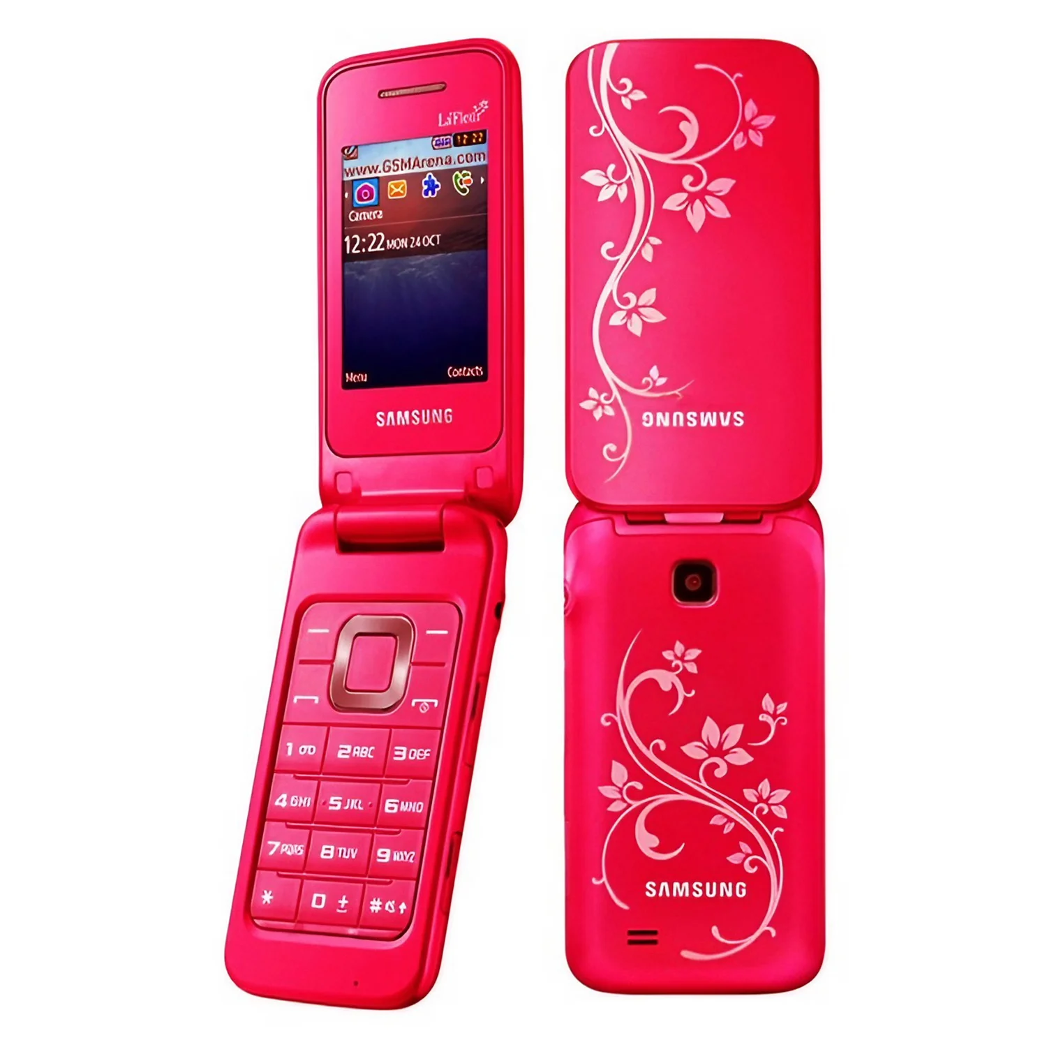 Celular Samsung Flip GT-C3520 Single SIM Tela 2.4" - Vermelho