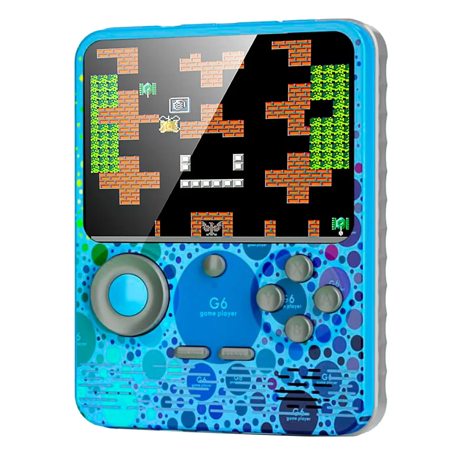 Console Portátil Game Box G6 Power Bank 666 Jogos - Azul