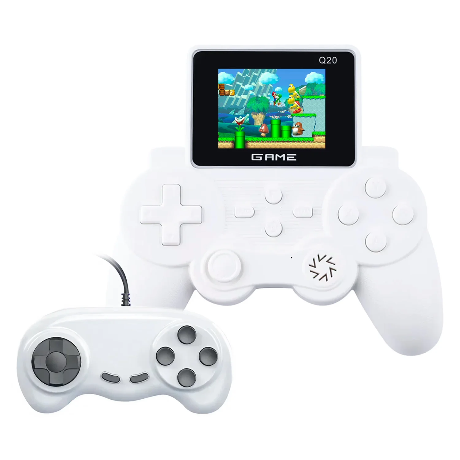 Console Pórtátil Gamepad Q20 520 Jogos - Branco