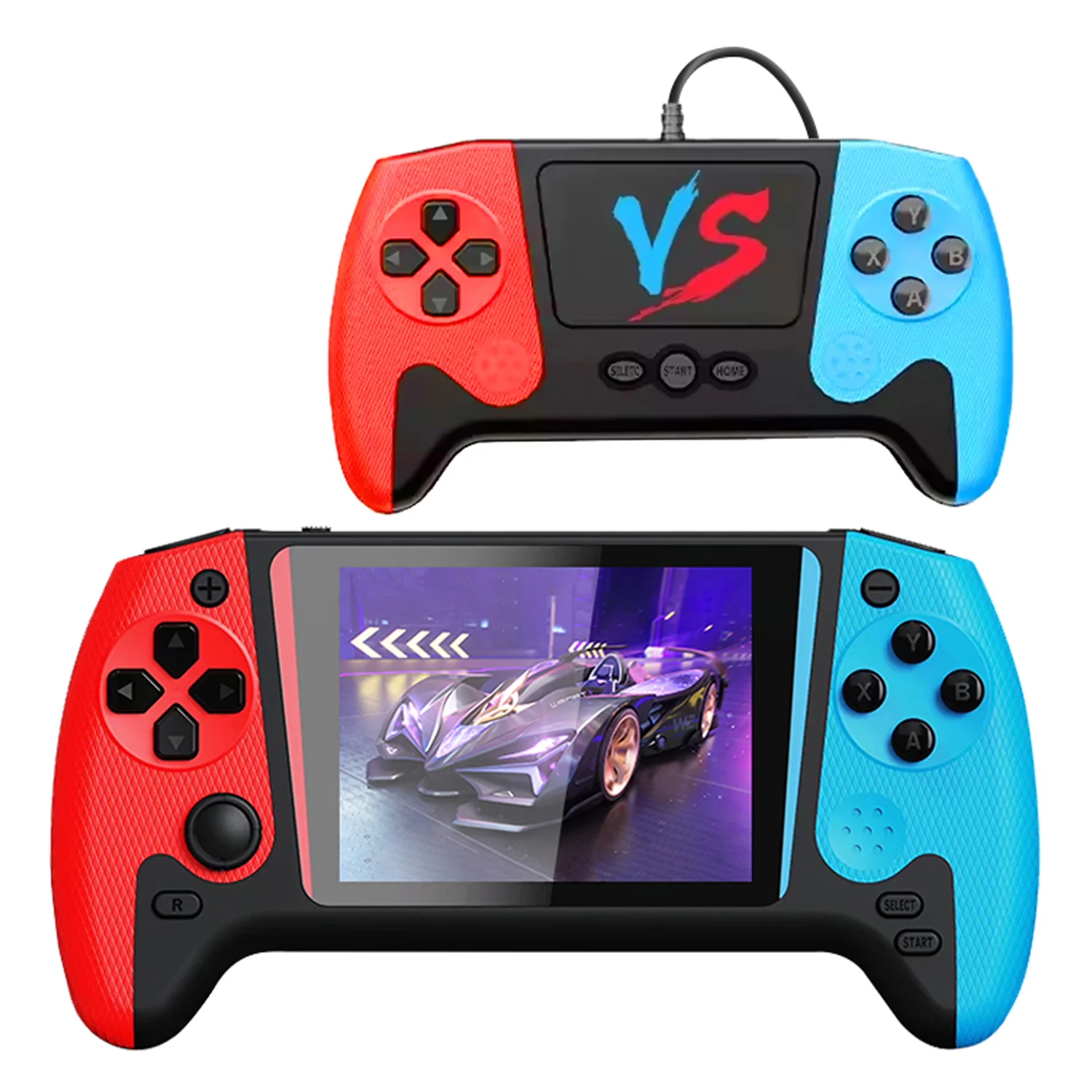 Console Pórtátil Q21 500 Jogos - Azul e Vermelho