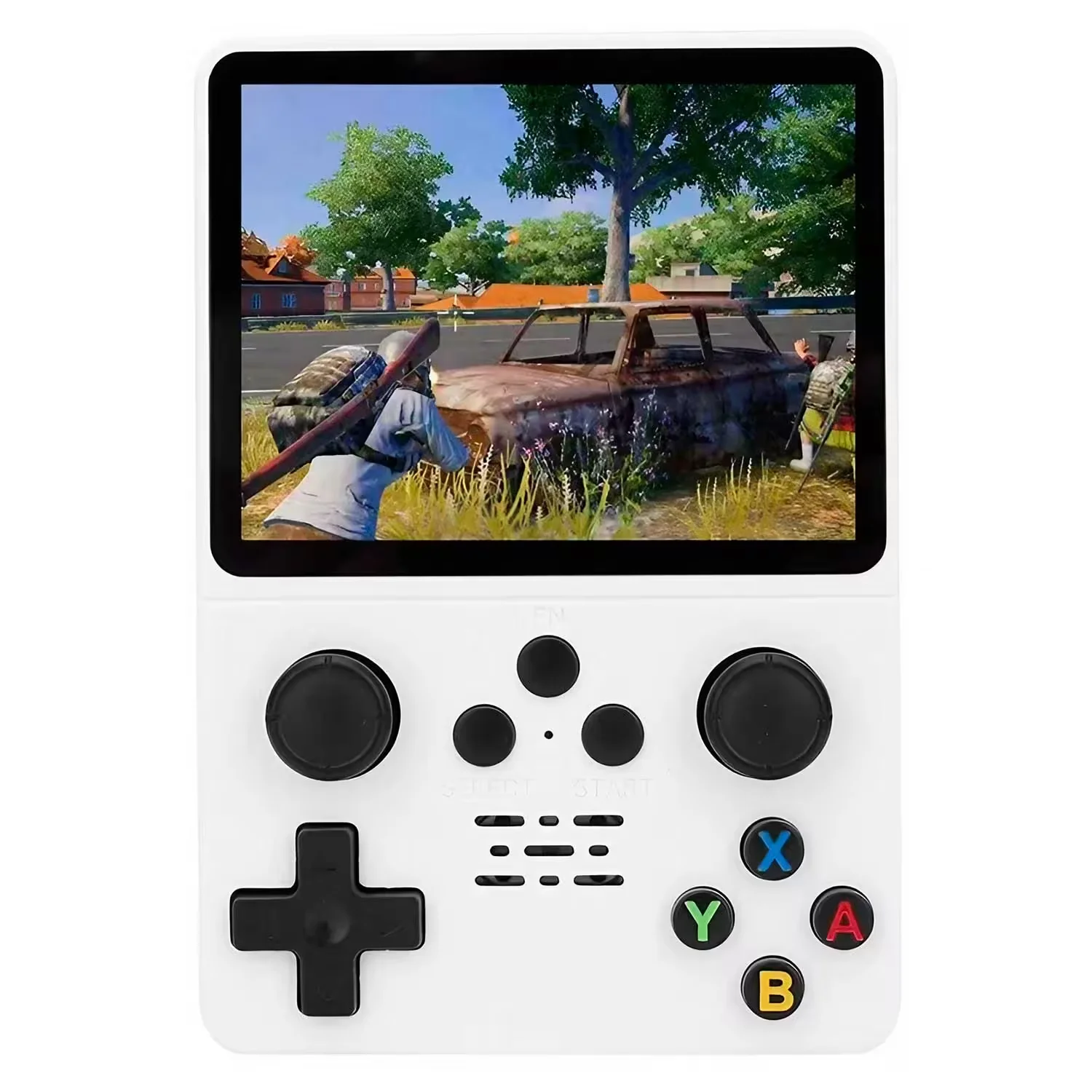 Console Portátil R35S 64GB 1GB RAM SD Tela 3.5" - Branco