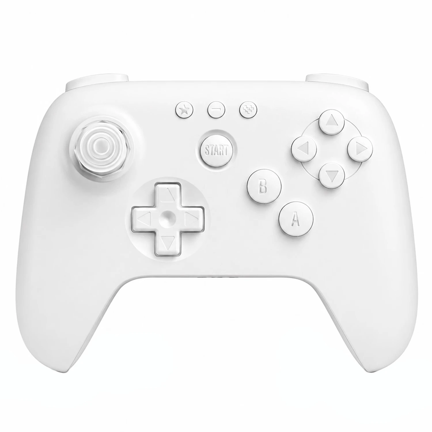 Controle 8BitDo 64 80NE02 Sem Fio para Nintendo Switch / Windows / Android - Branco