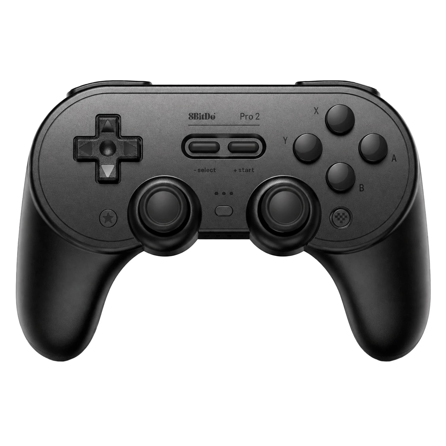 Controle 8BitDo Pro 2 80GJ03 Sem Fio para Nintendo Switch / Windows / Android / Steam - Preto