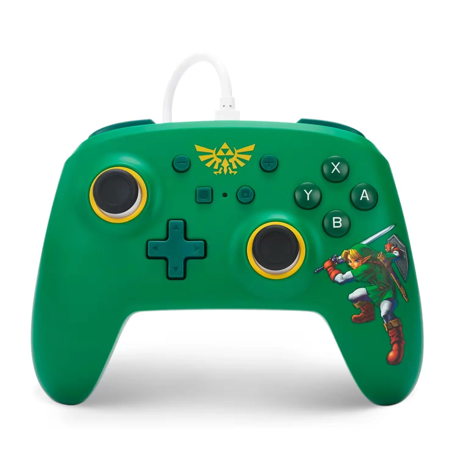 Controle PowerA Enhanced Wired Zelda Hyrule Defender para Nintendo Switch - PWA-A-06191