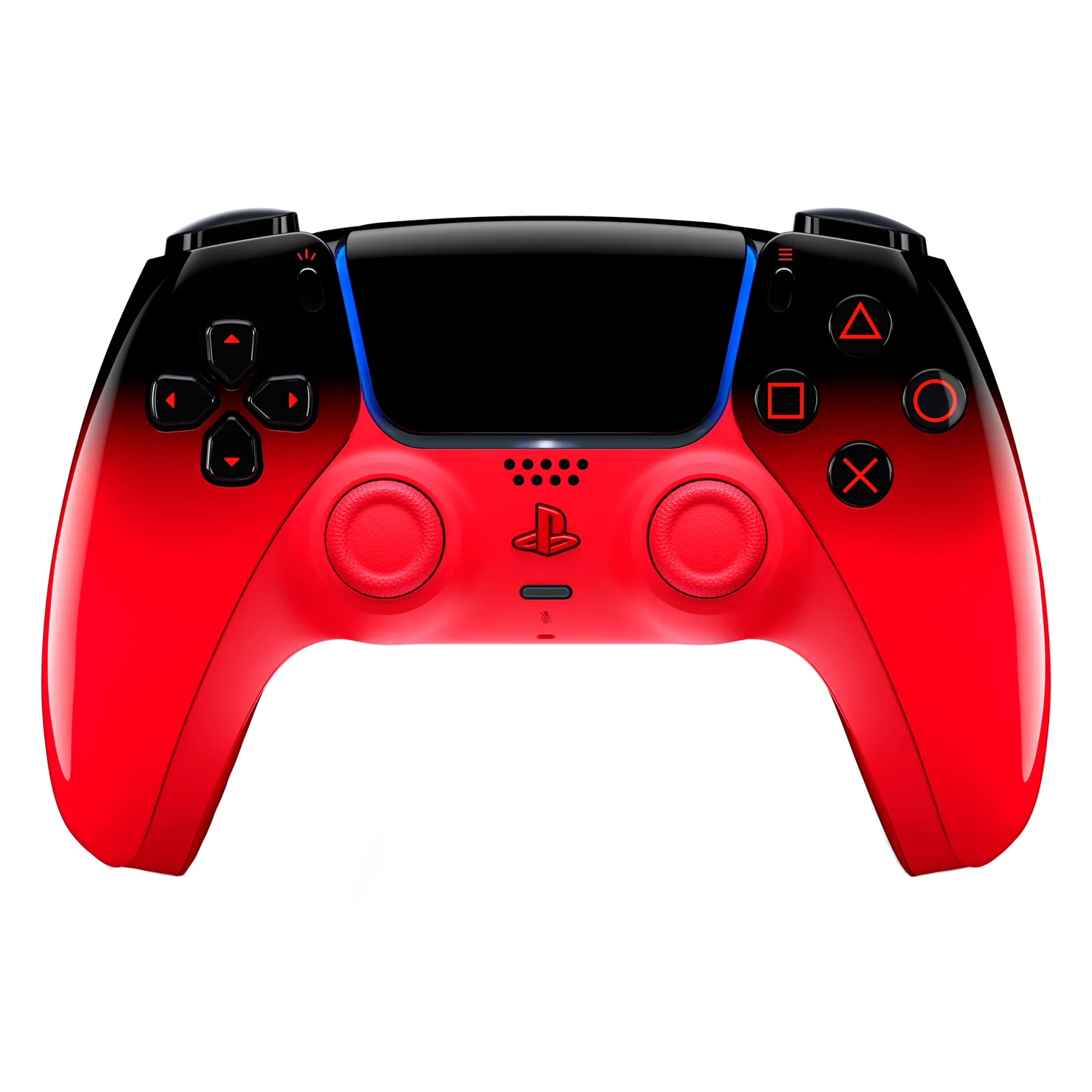 Controle Sony DualSense Hyperpop Techno Red para PS5 Wireless - Vermelho e Preto