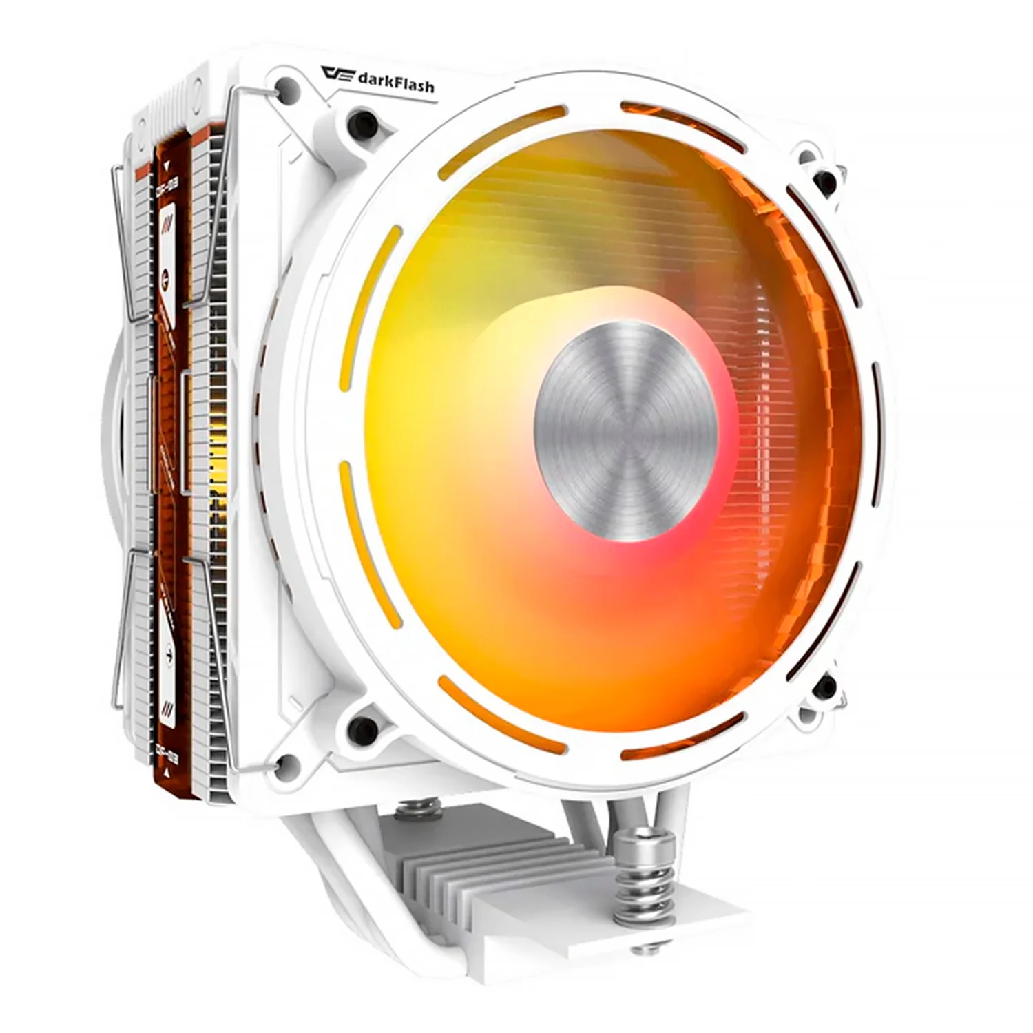 Cooler para Processador darkFlash E400 Plus ARGB - Branco (2x Fans)