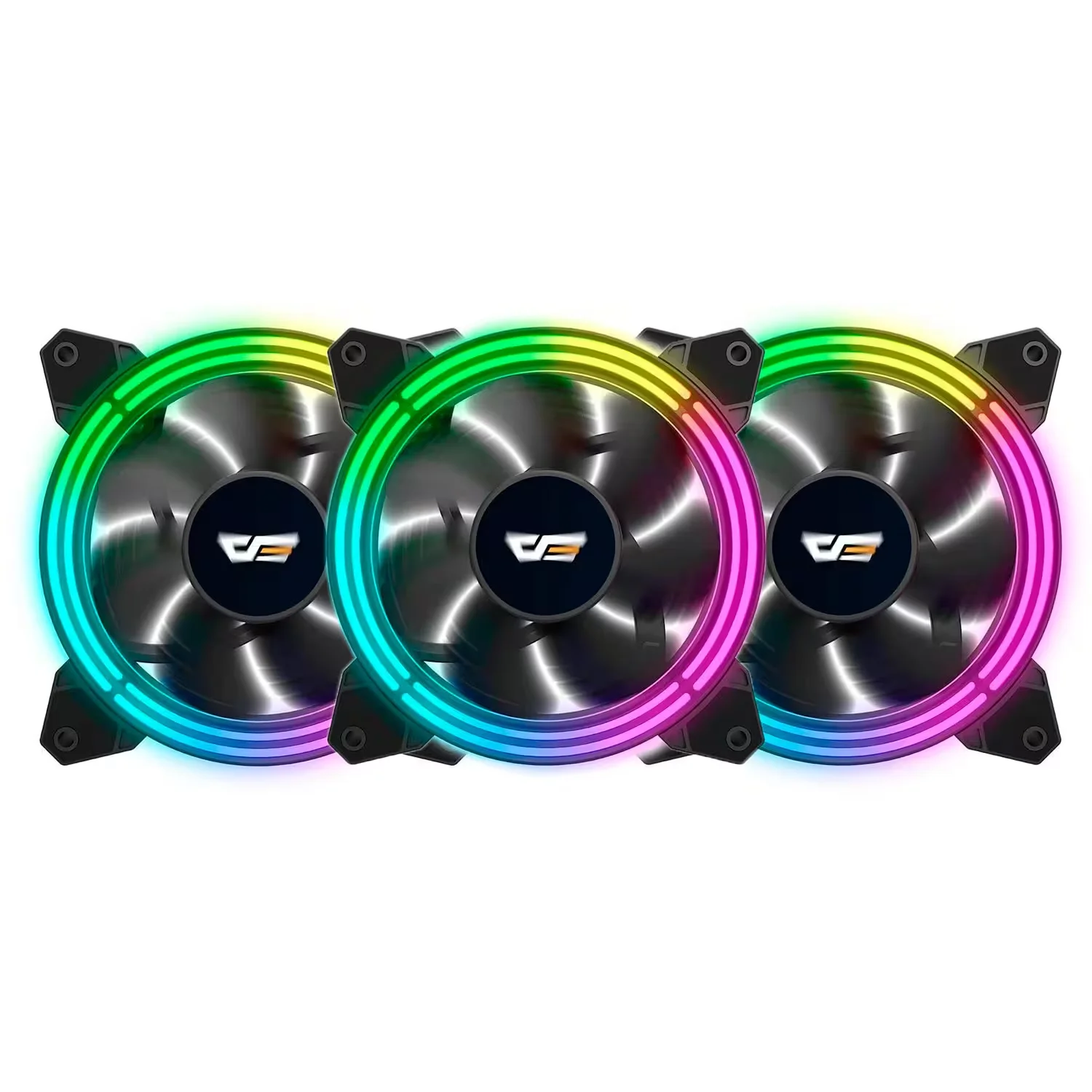 Fan para Gabinete darkFlash CF11 Pro ARGB 3 em 1 - Preto