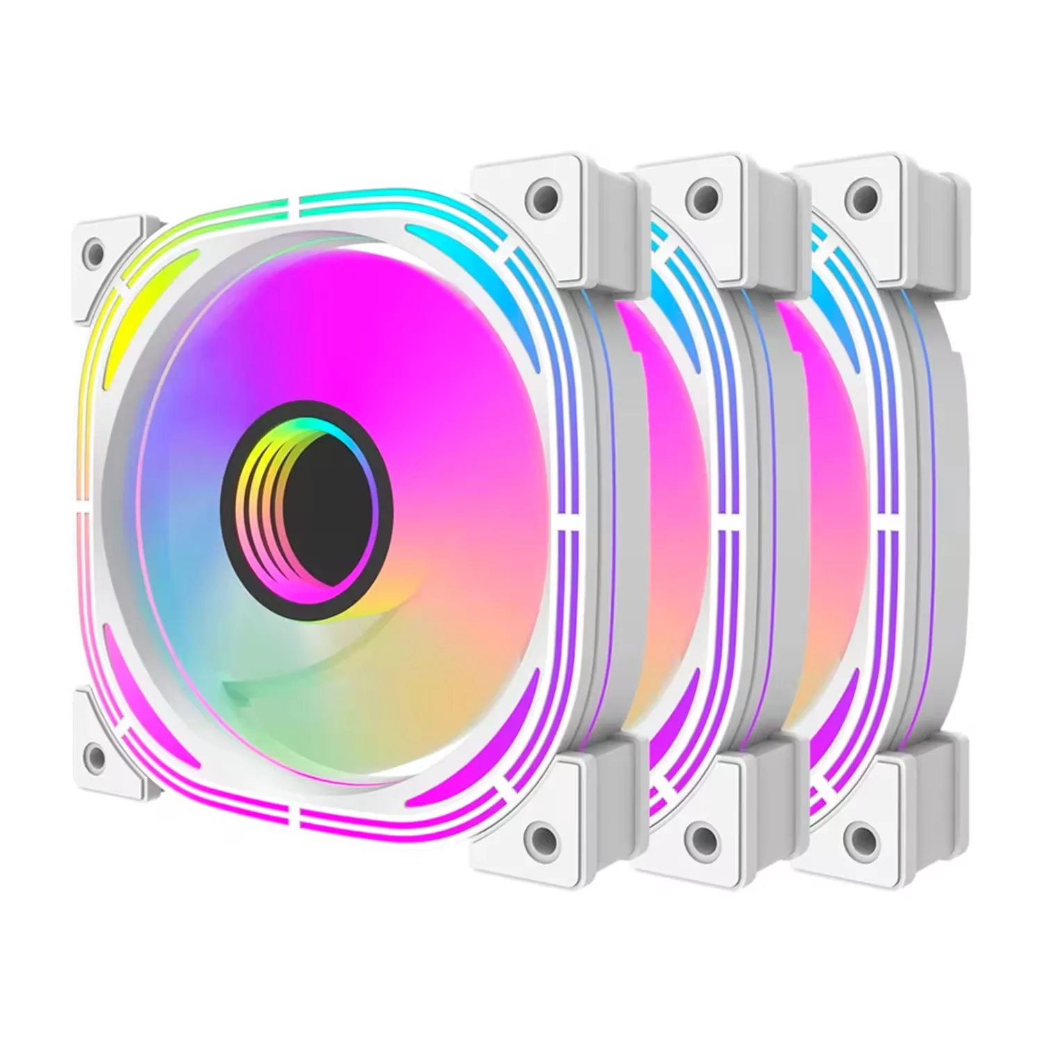 Fan para Gabinete darkFlash INF24 Pro 3 em 1 - Branco