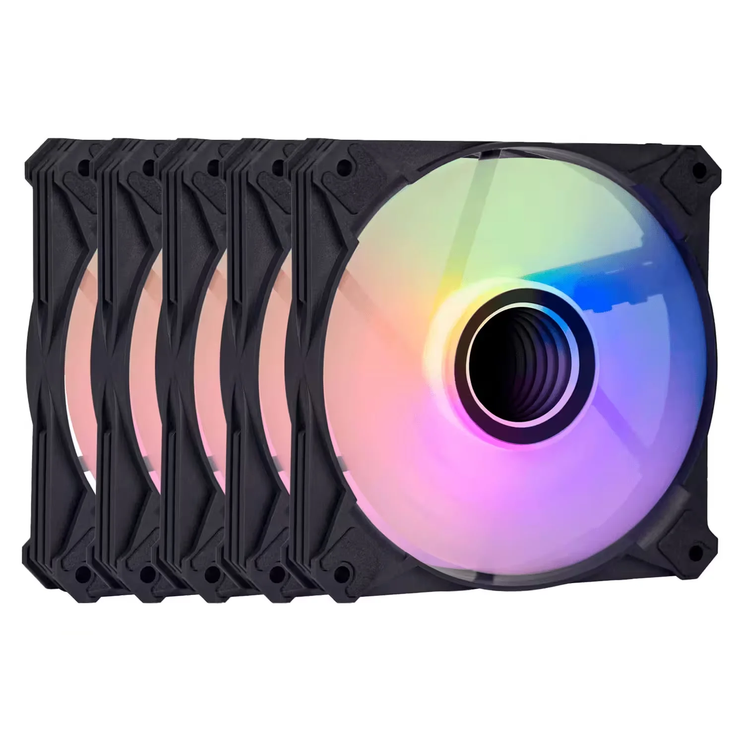 Fan para Gabinete Darkflash INF8 5 em 1 - Preto