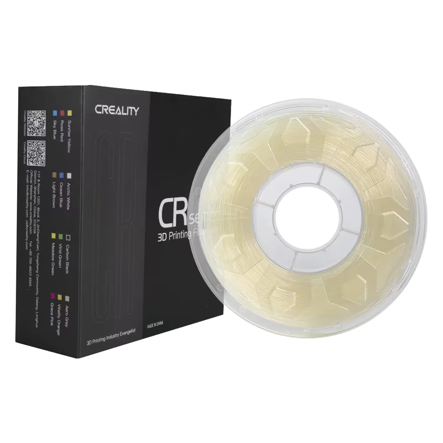 Filamento Creality CR-PLA 1Kg 1.75mm para Impressora 3D - Branco