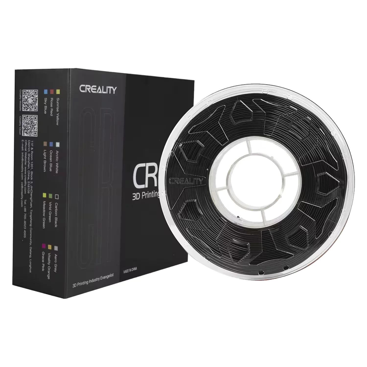 Filamento Creality CR-PLA 1Kg 1.75mm para Impressora 3D - Carbon