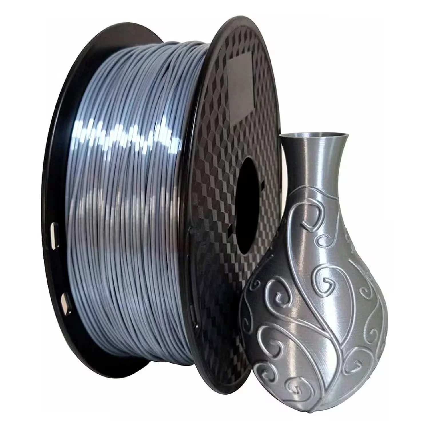 Filamento Creality CR-SILK 1Kg 1.75mm para Impressora 3D - Prata