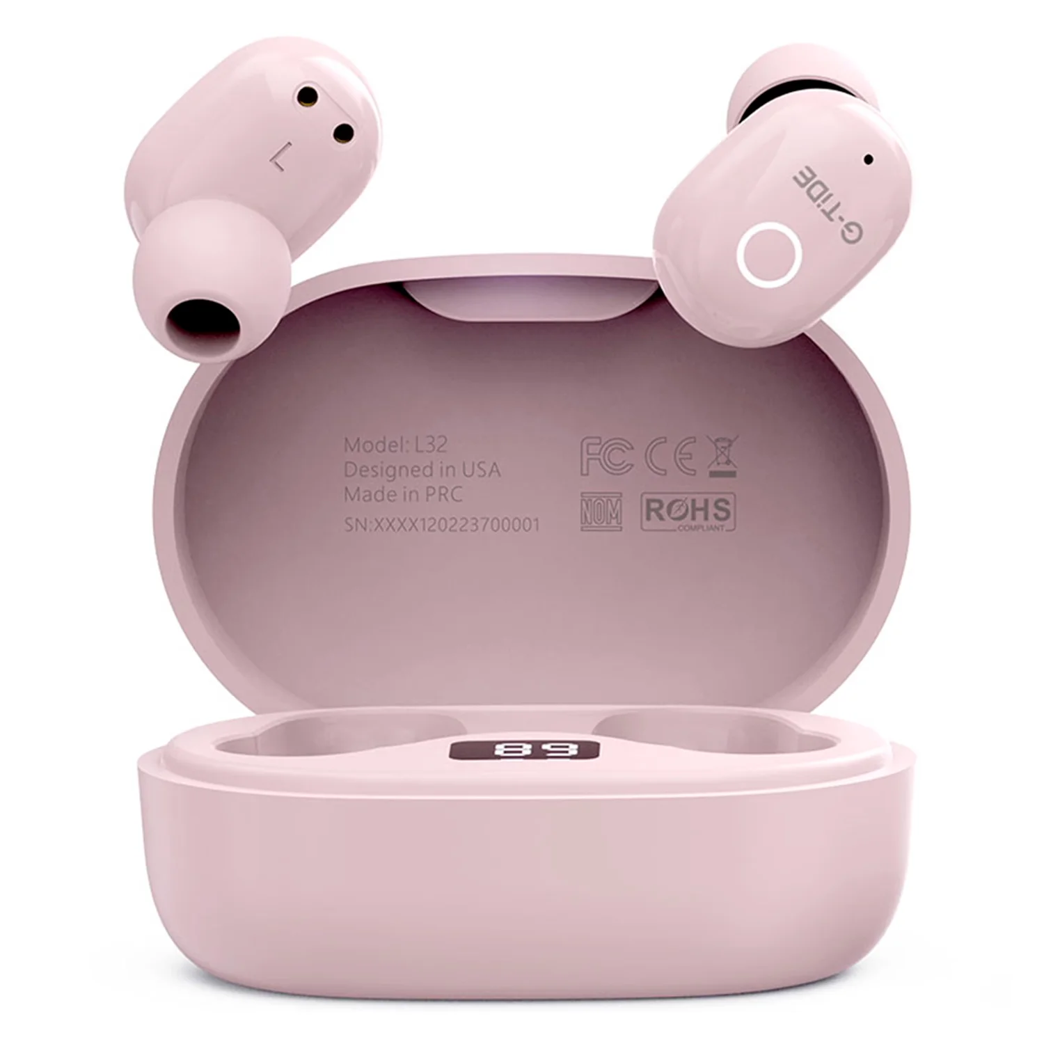 Fone de Ouvido G-Tide L32 Wireless - Rosa