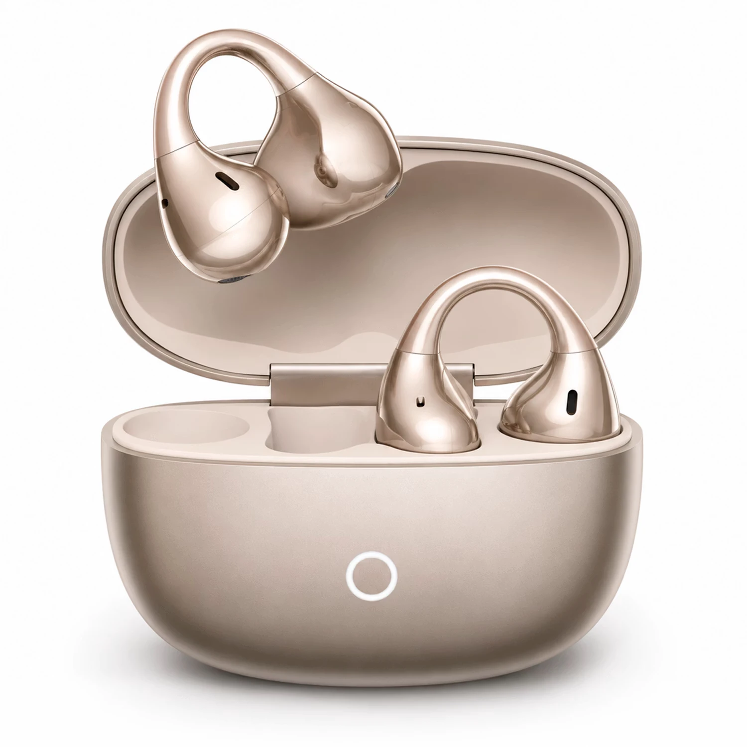 Fone de Ouvido Realme Buds Clip RMA2418 Wireless - Dourado Titânio