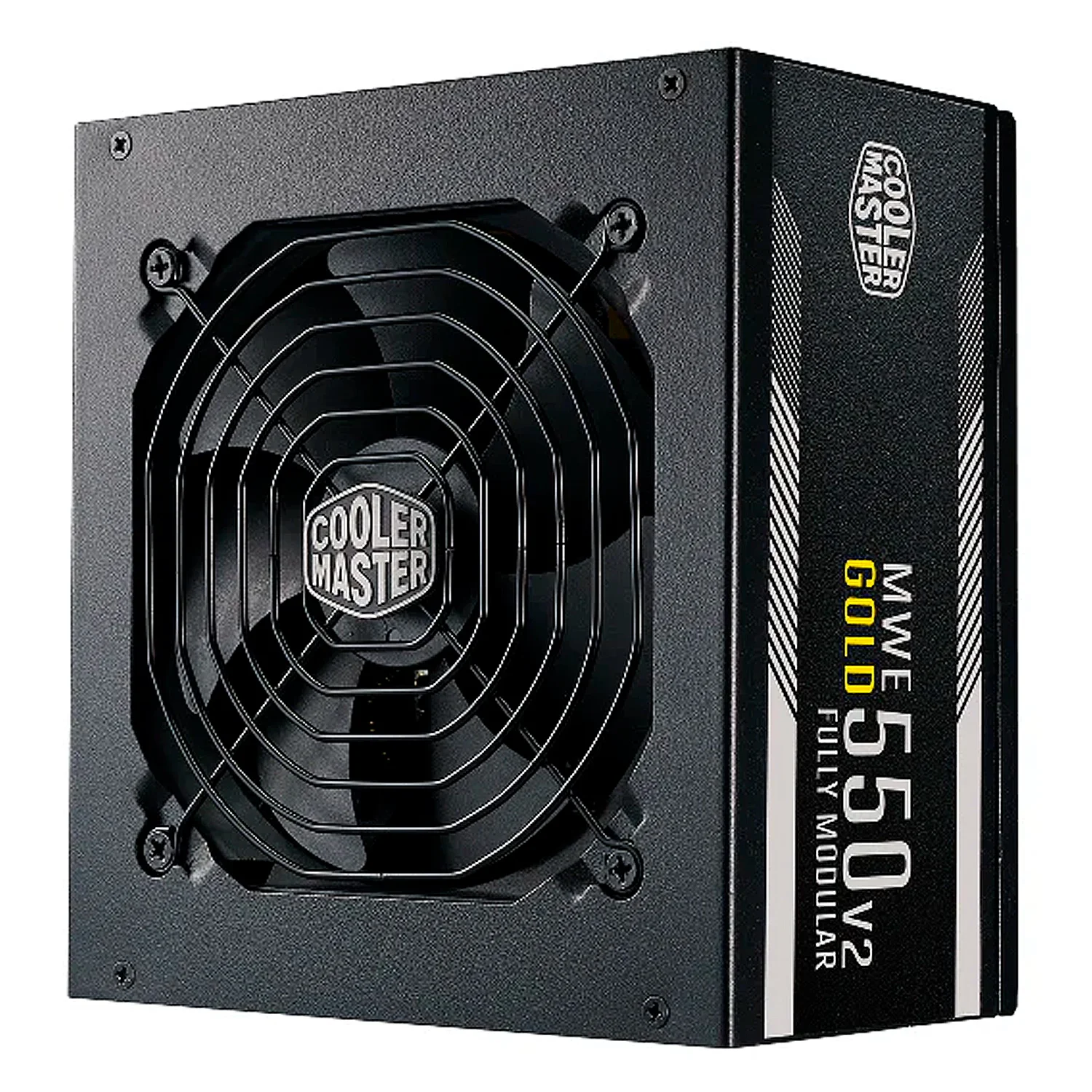 Fonte Cooler Master MWE V2 MPE-5501-AFAAG-U2 ATX 550W 80 Plus Gold PFC Ativo Full Modular Bivolt - Preto