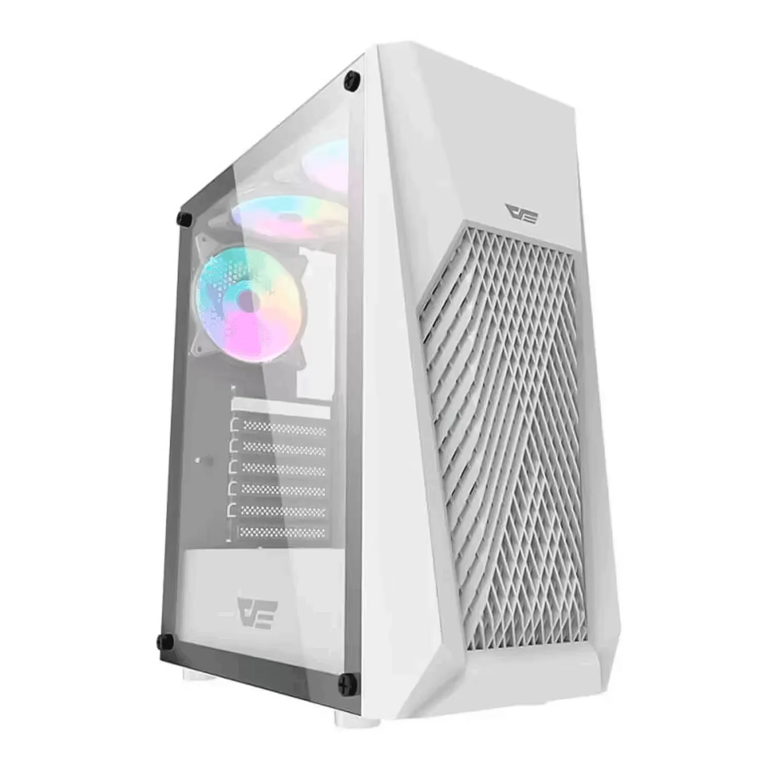 Gabinete Gamer Aigo Darkflash DK150 Mid Tower - Branco (3 Fans ARGB)